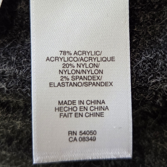 RACHEL Rachel Roy Charcoal Sequin Sweater - Picture 4 of 5